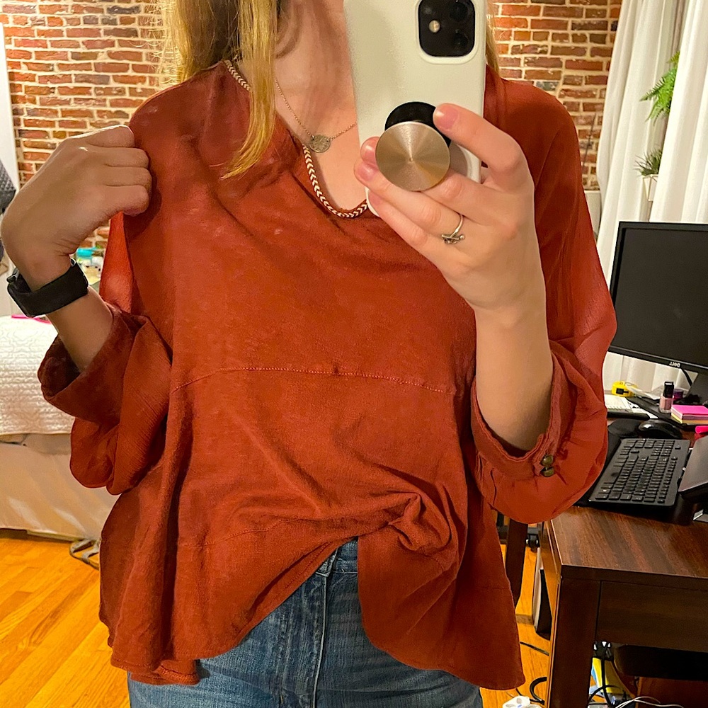 Flowy Anthropologie Top